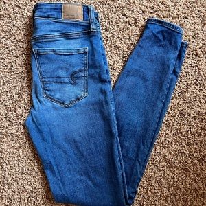 American eagle jeans high rise